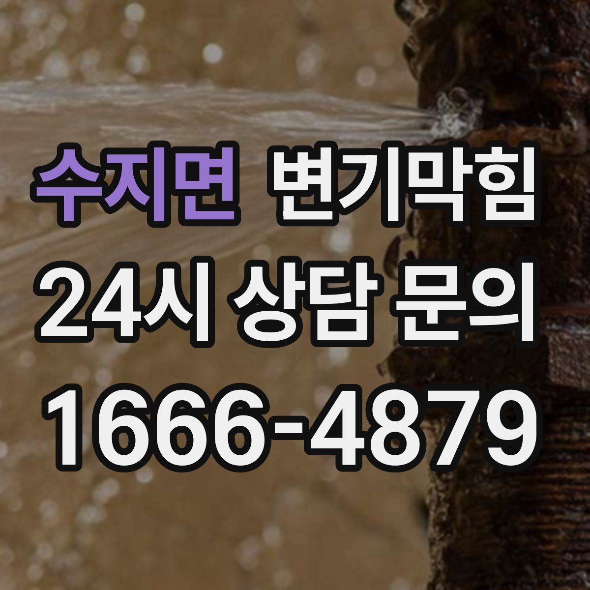 수지면 변기막힘