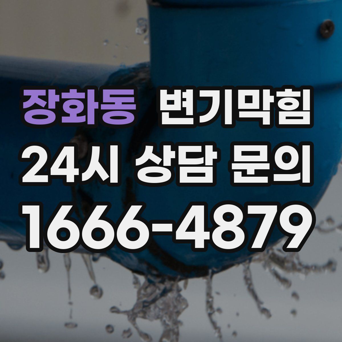 장화동 변기막힘