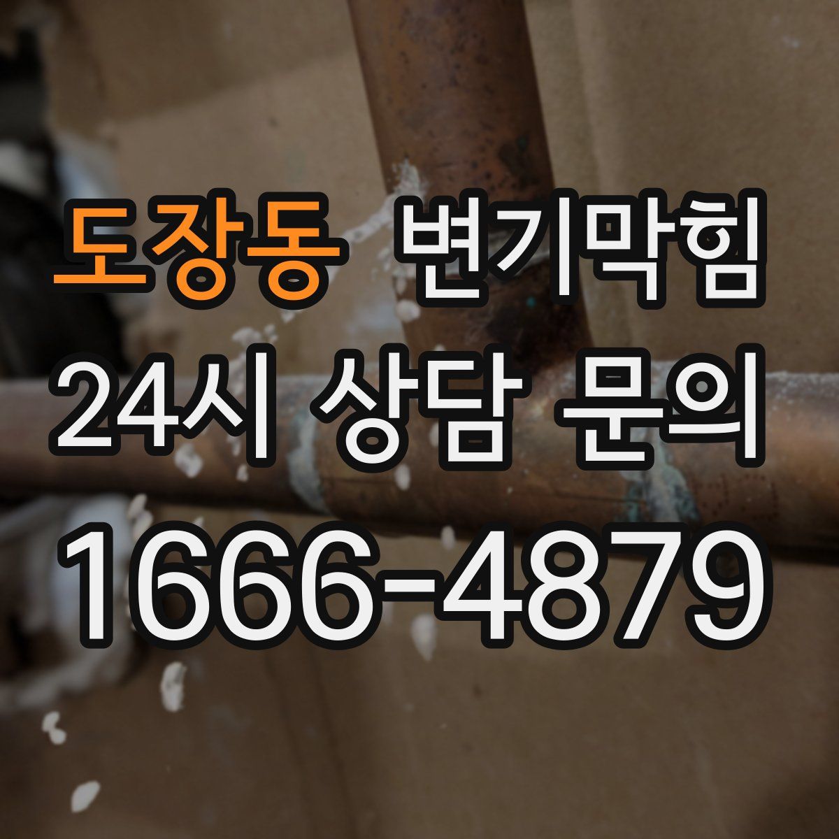 도장동 변기막힘