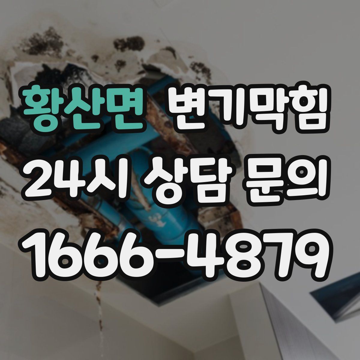 황산면 변기막힘