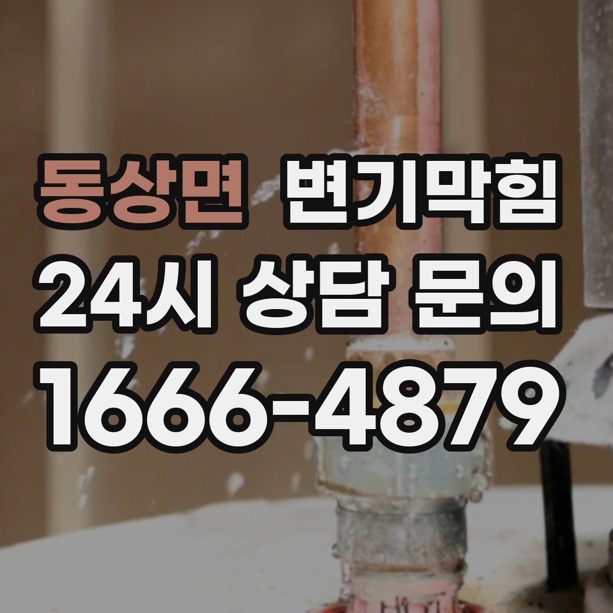 동상면 변기막힘