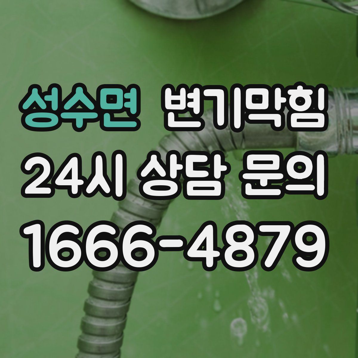 성수면 변기막힘