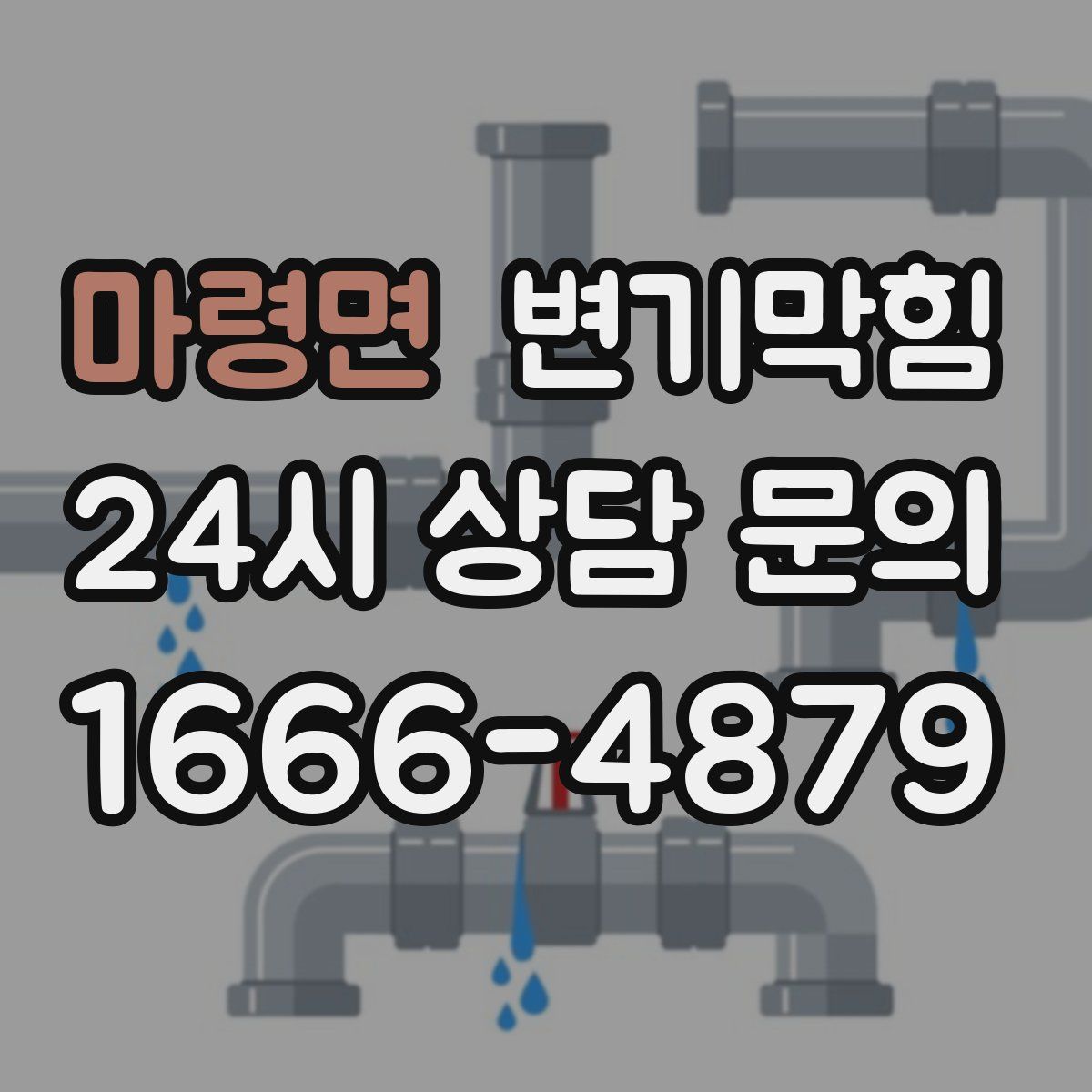 마령면 변기막힘