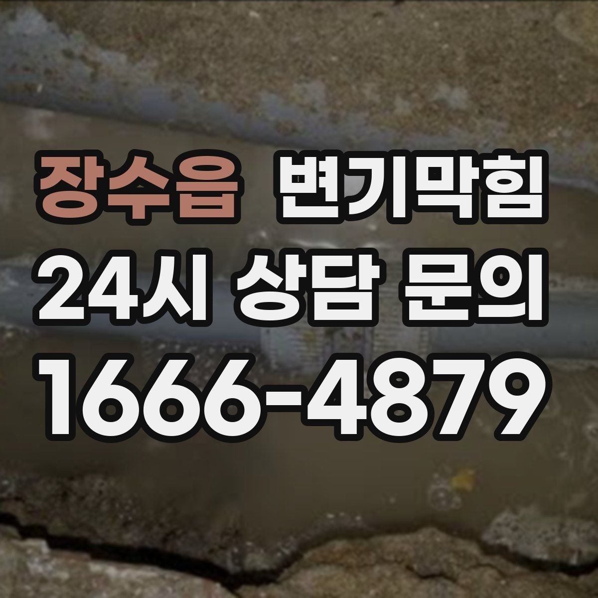 장수읍 변기막힘 카페 변기뚫기 오픈 전 30분 해결기