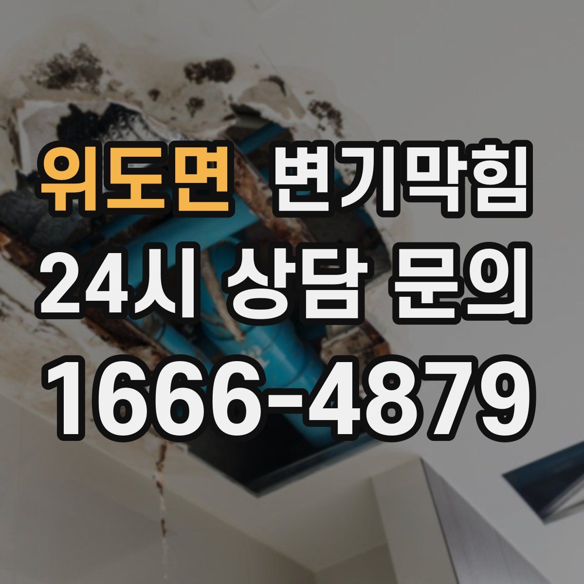 위도면 변기막힘