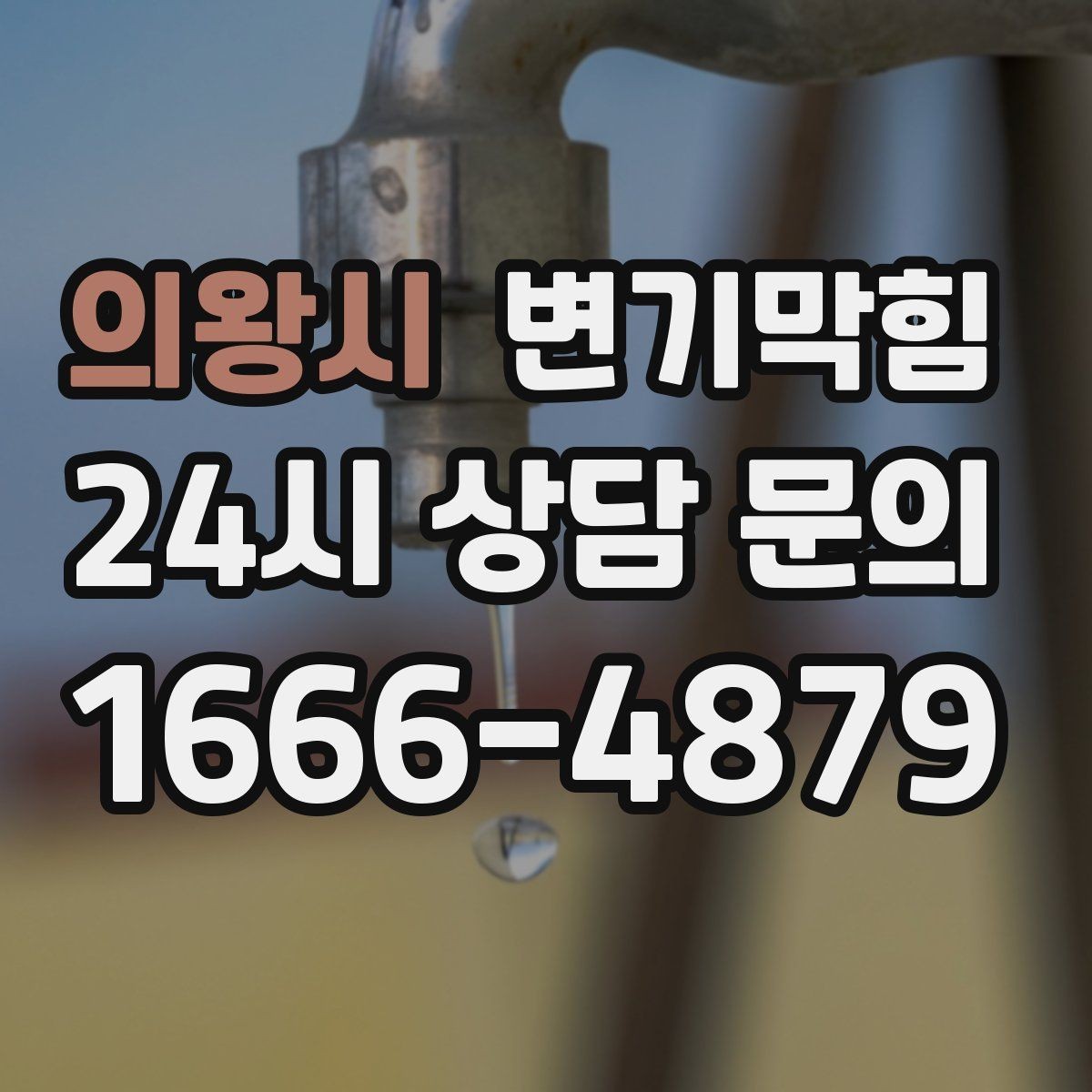 의왕시 변기막힘 카페 화장실역류 오픈 지연 없이 해결