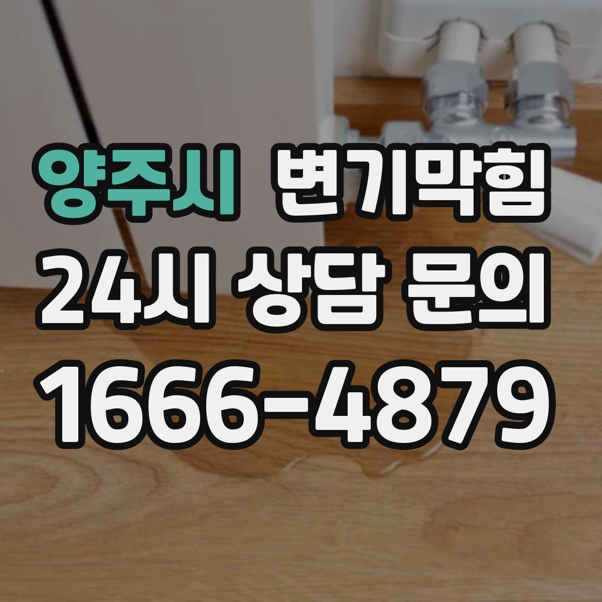 양주시 변기막힘 빌라 화장실역류 저층 집중 케어