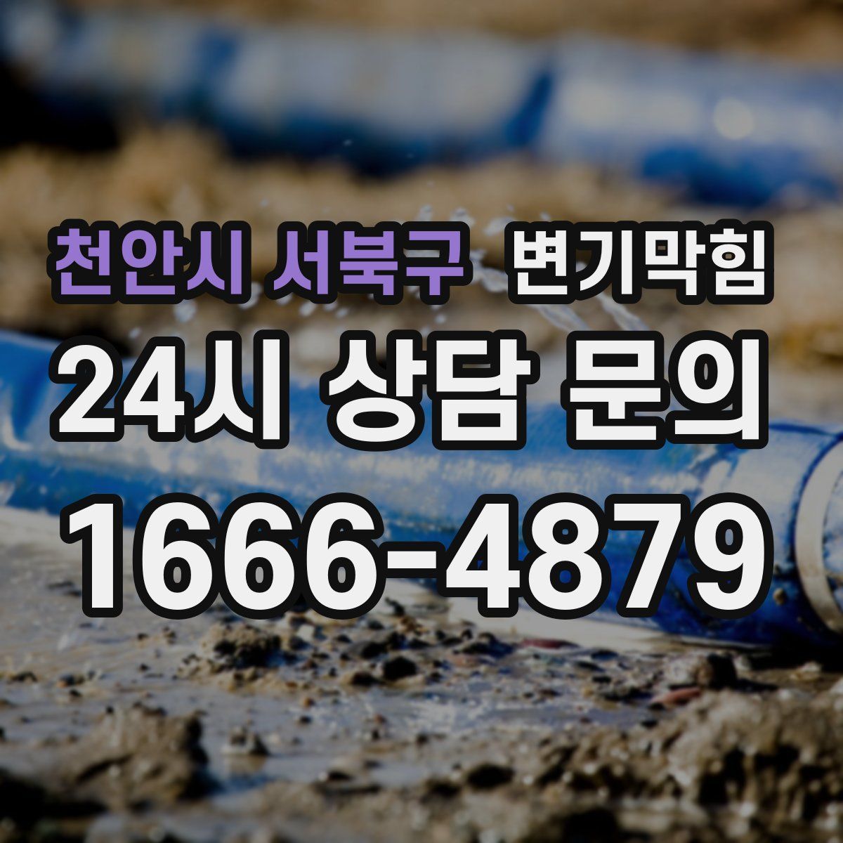 천안시 서북구 변기막힘