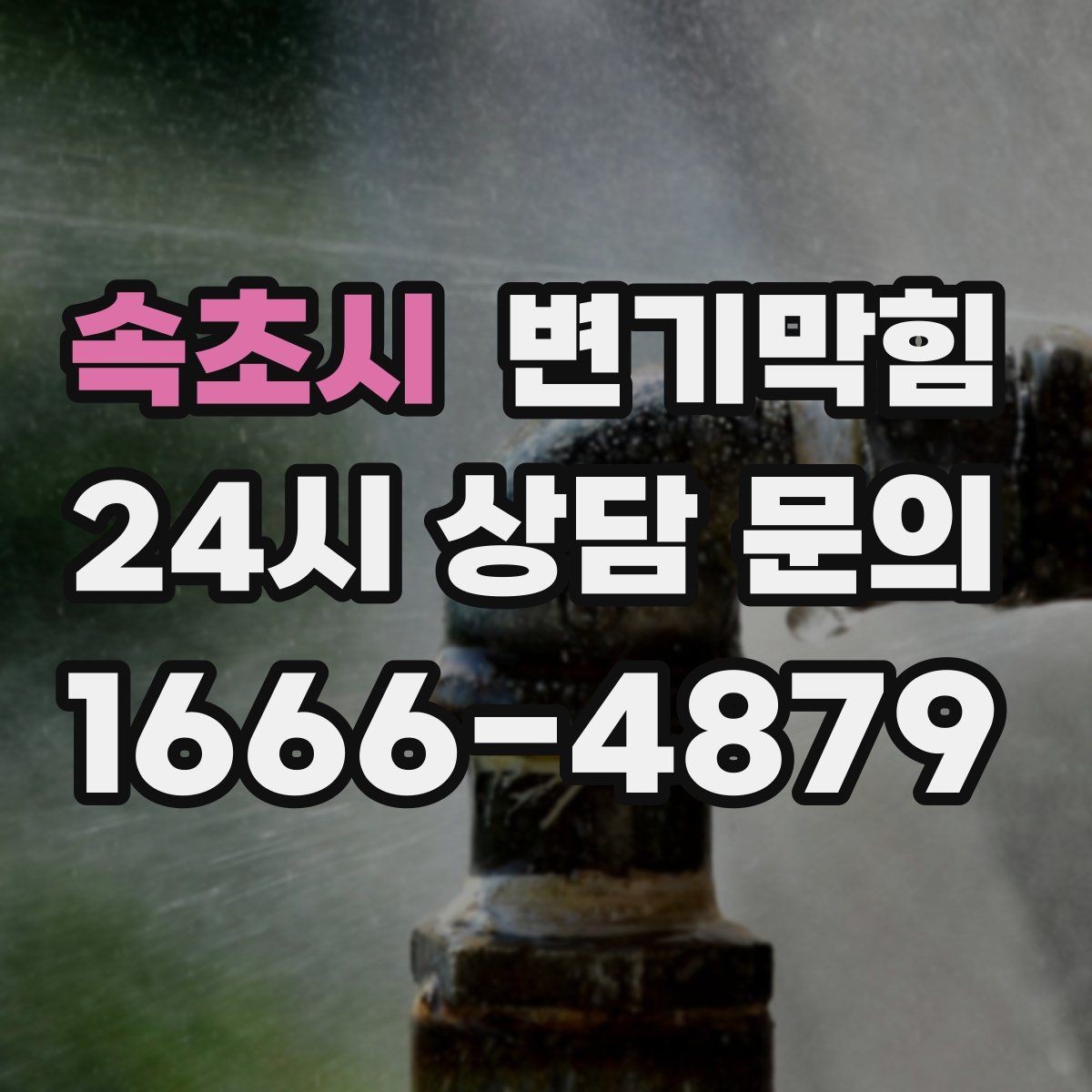 속초시 변기막힘 상가 사진 리포트로 신뢰 확보