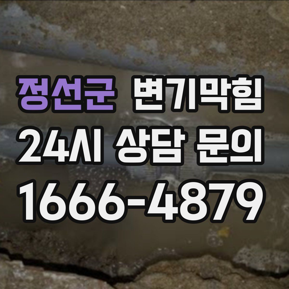 정선군 변기막힘