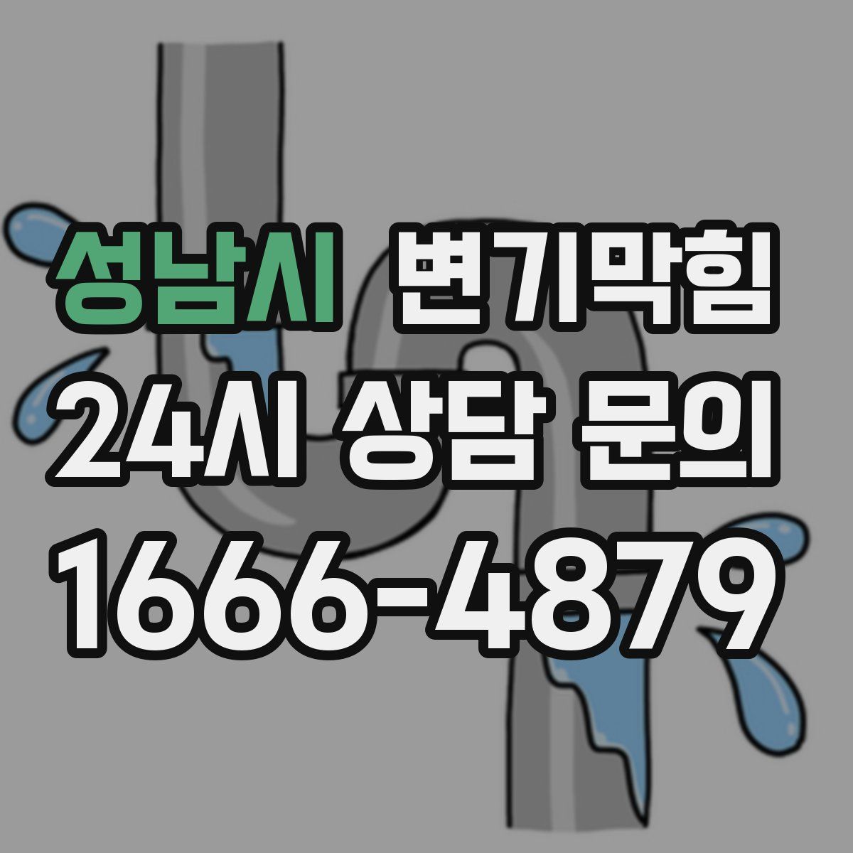 성남시 변기막힘