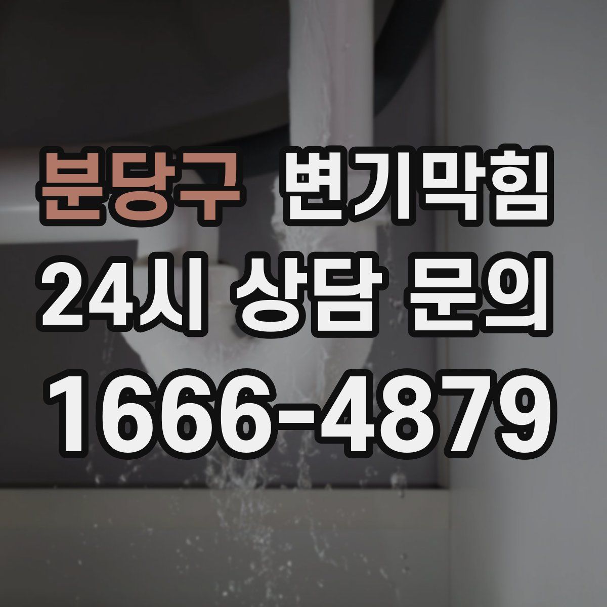 분당구 변기막힘