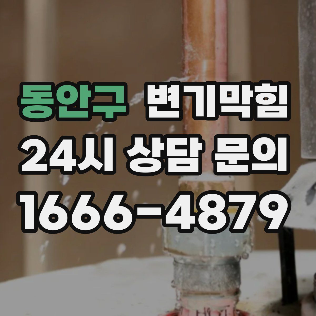 동안구 변기막힘