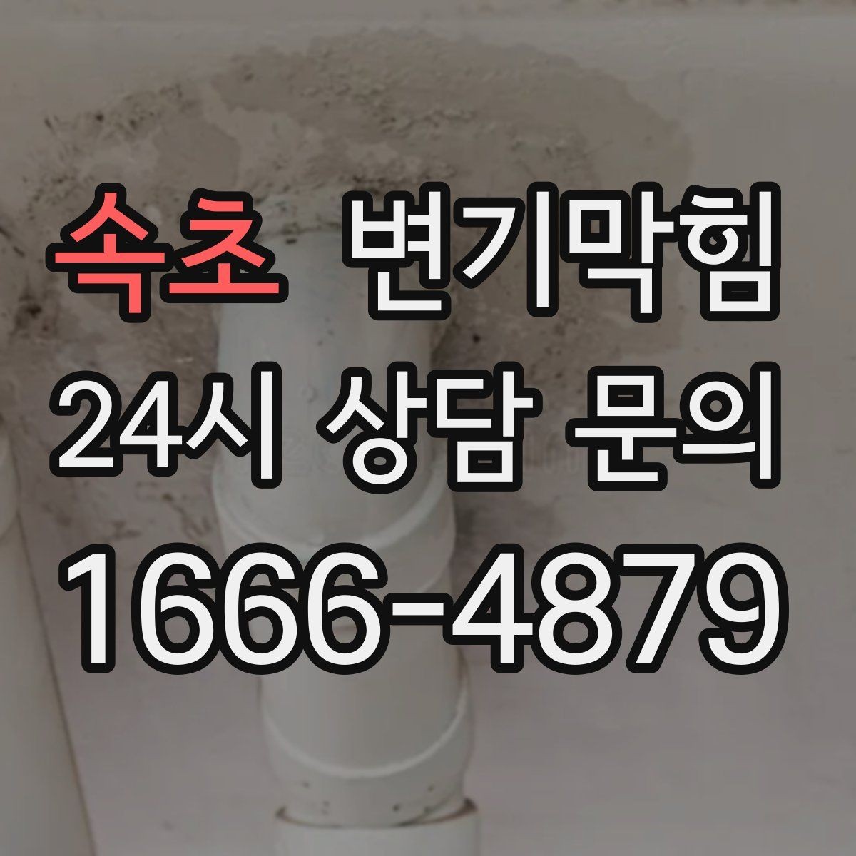 속초 변기막힘 미용실 변기뚫기 무향 소독 마감