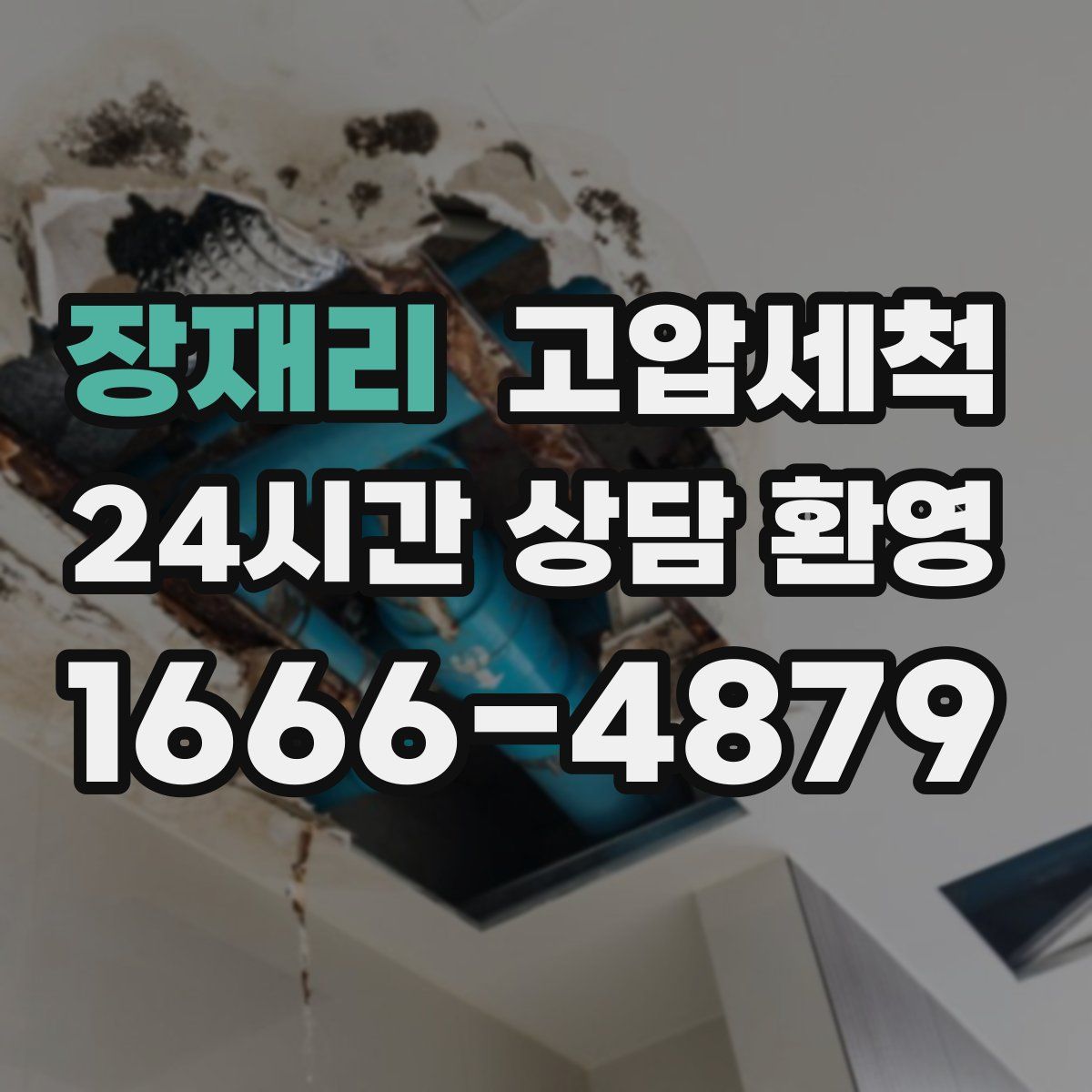 장재리 고압세척