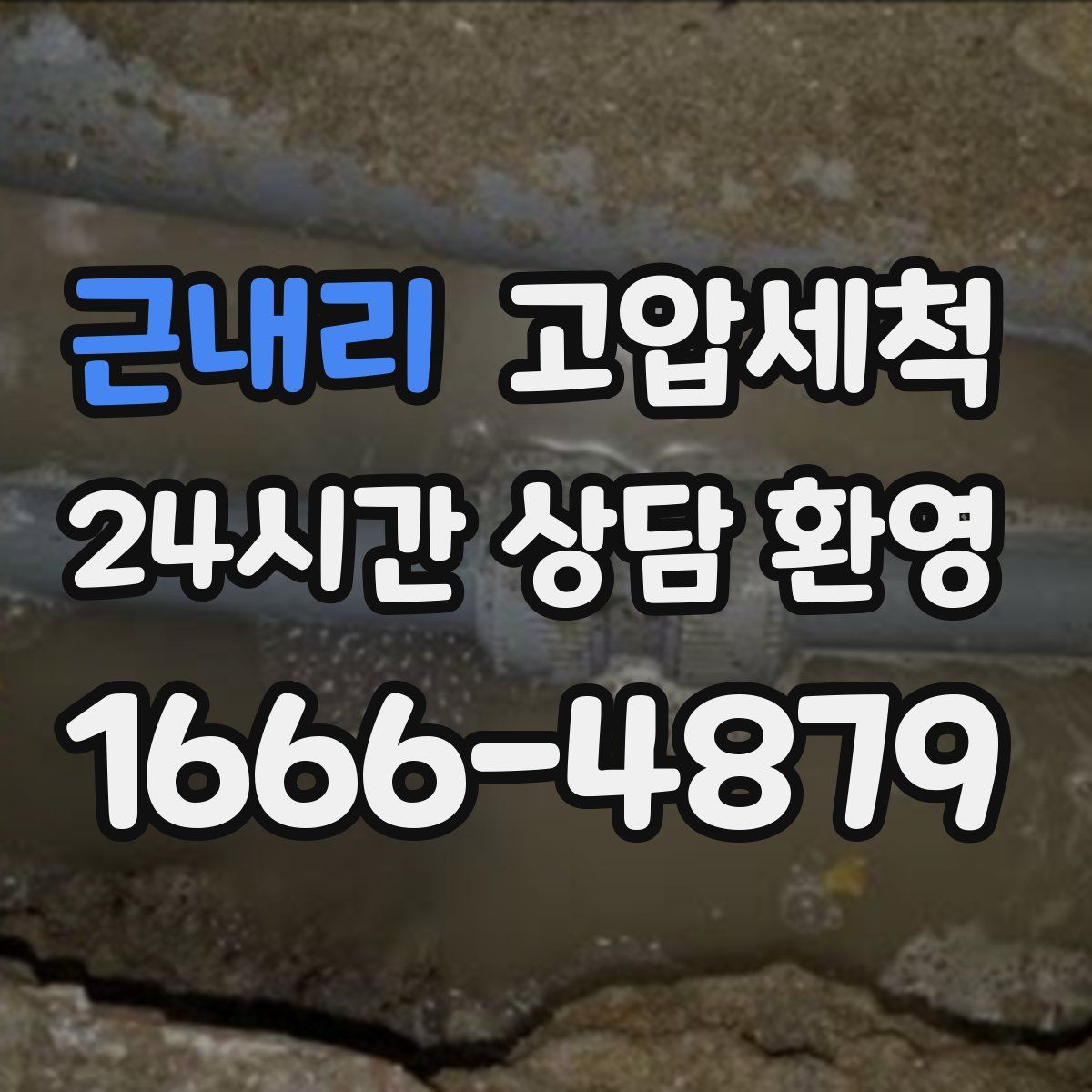 근내리 고압세척