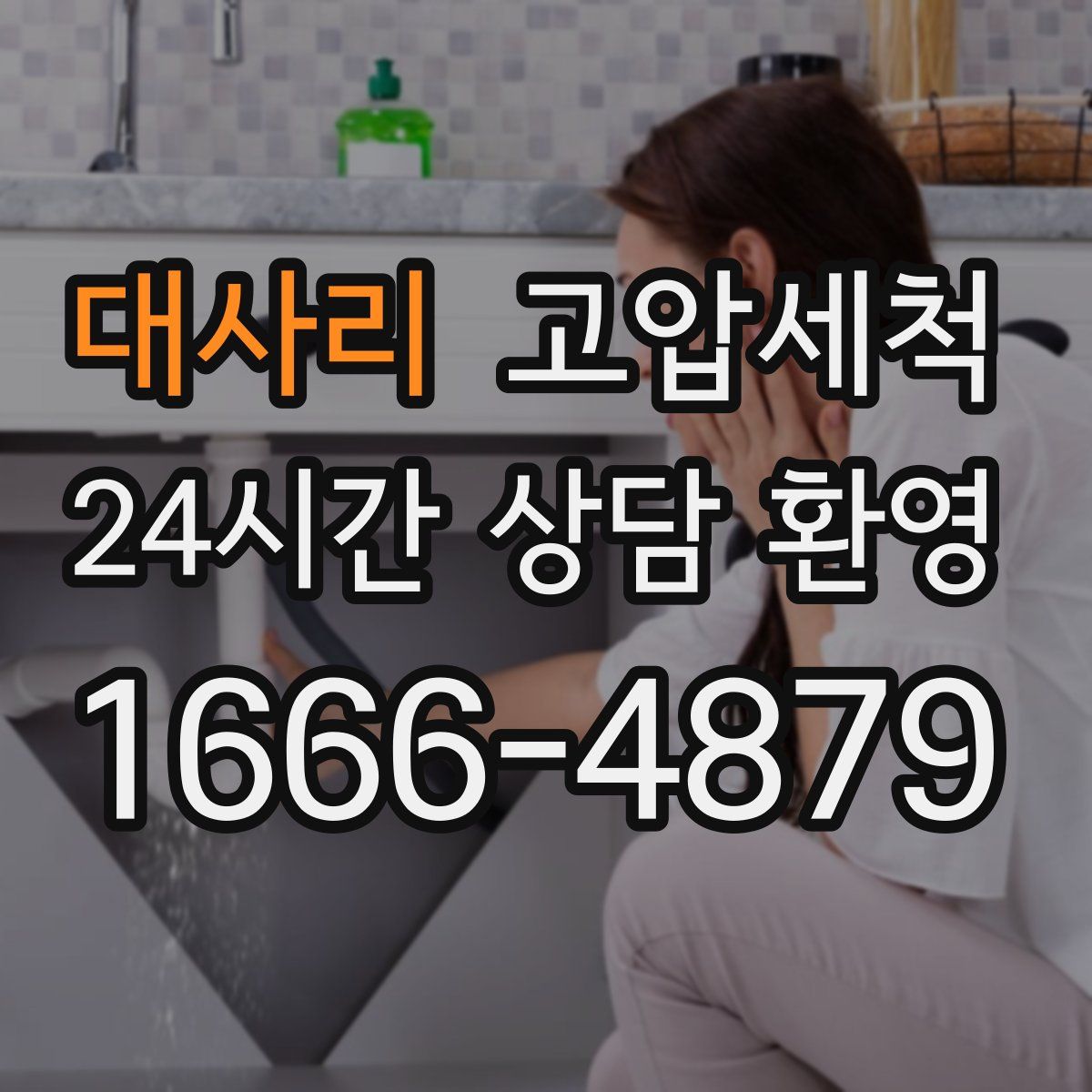 대사리 고압세척