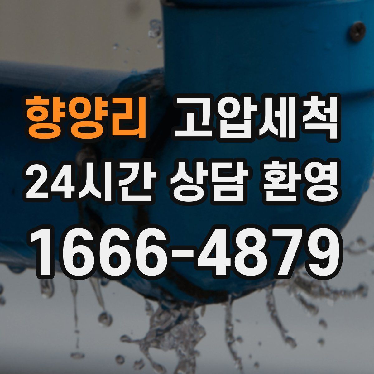 향양리 고압세척