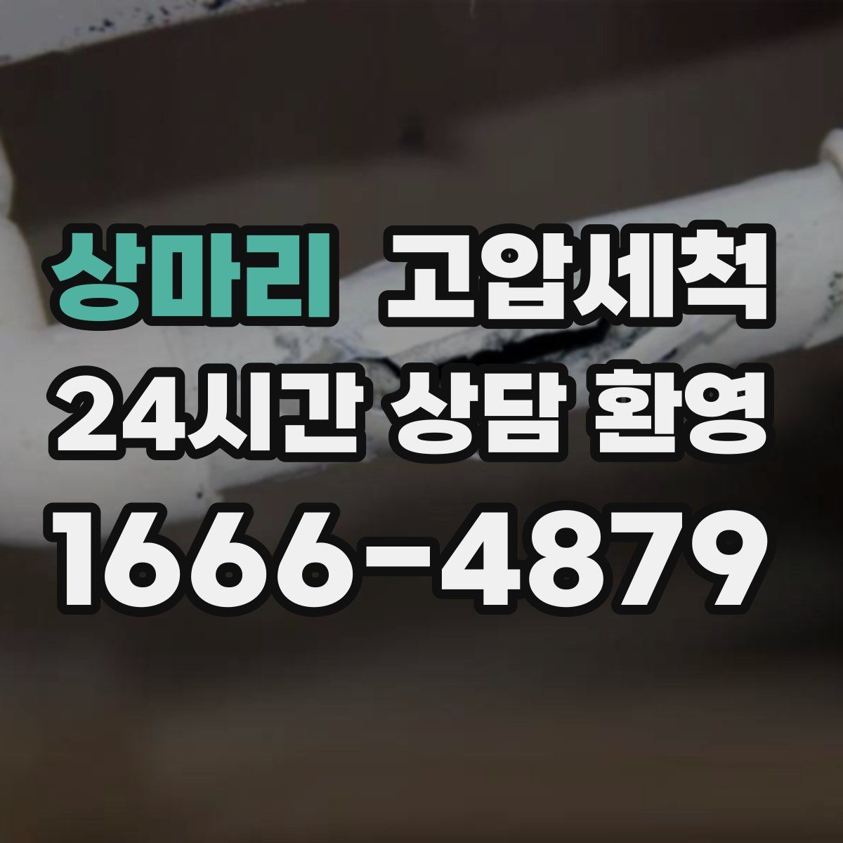 상마리 고압세척