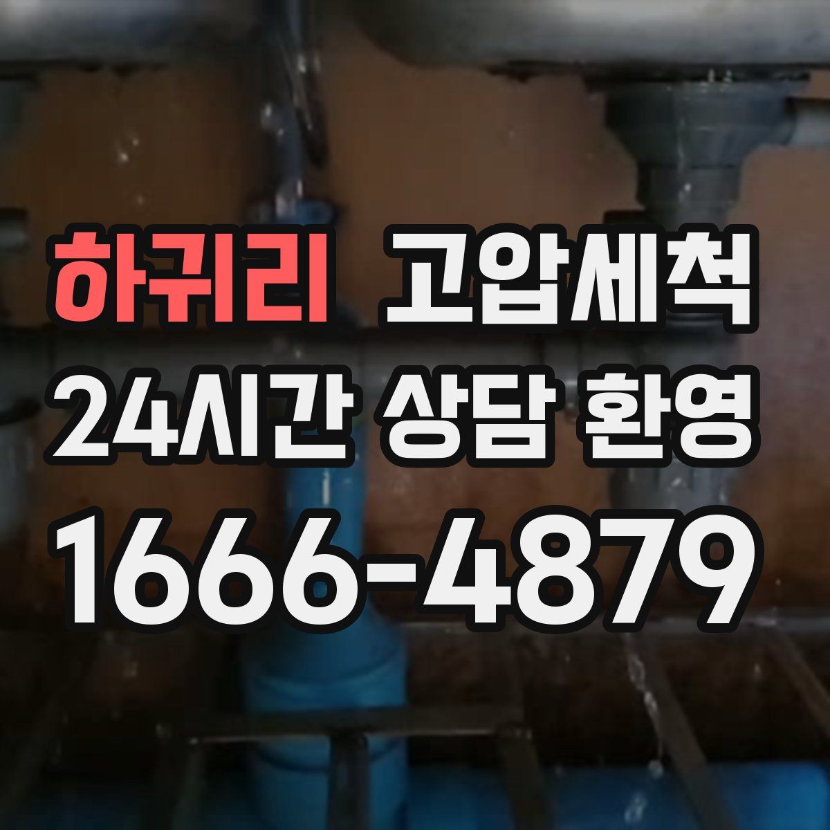 하귀리 고압세척