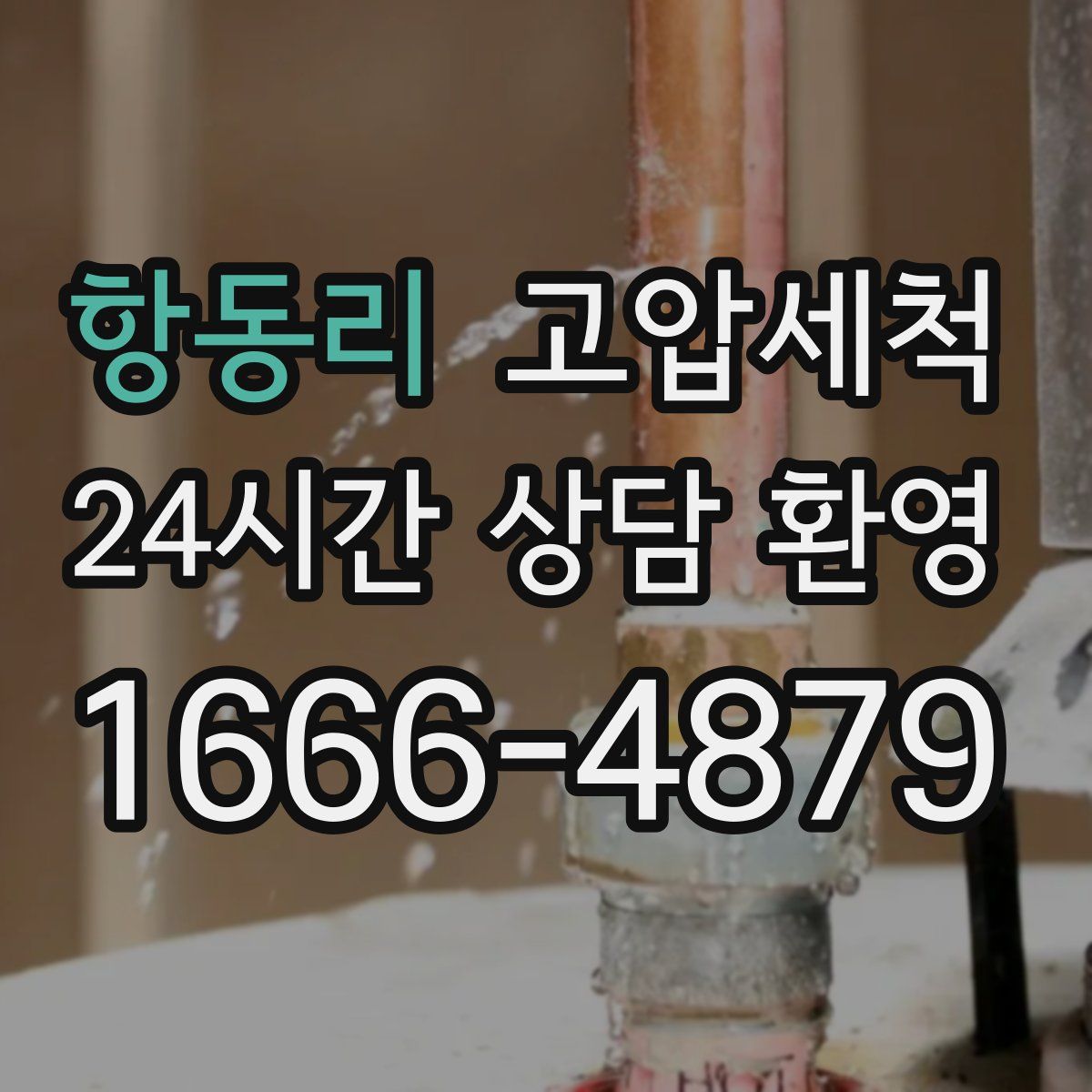 항동리 고압세척