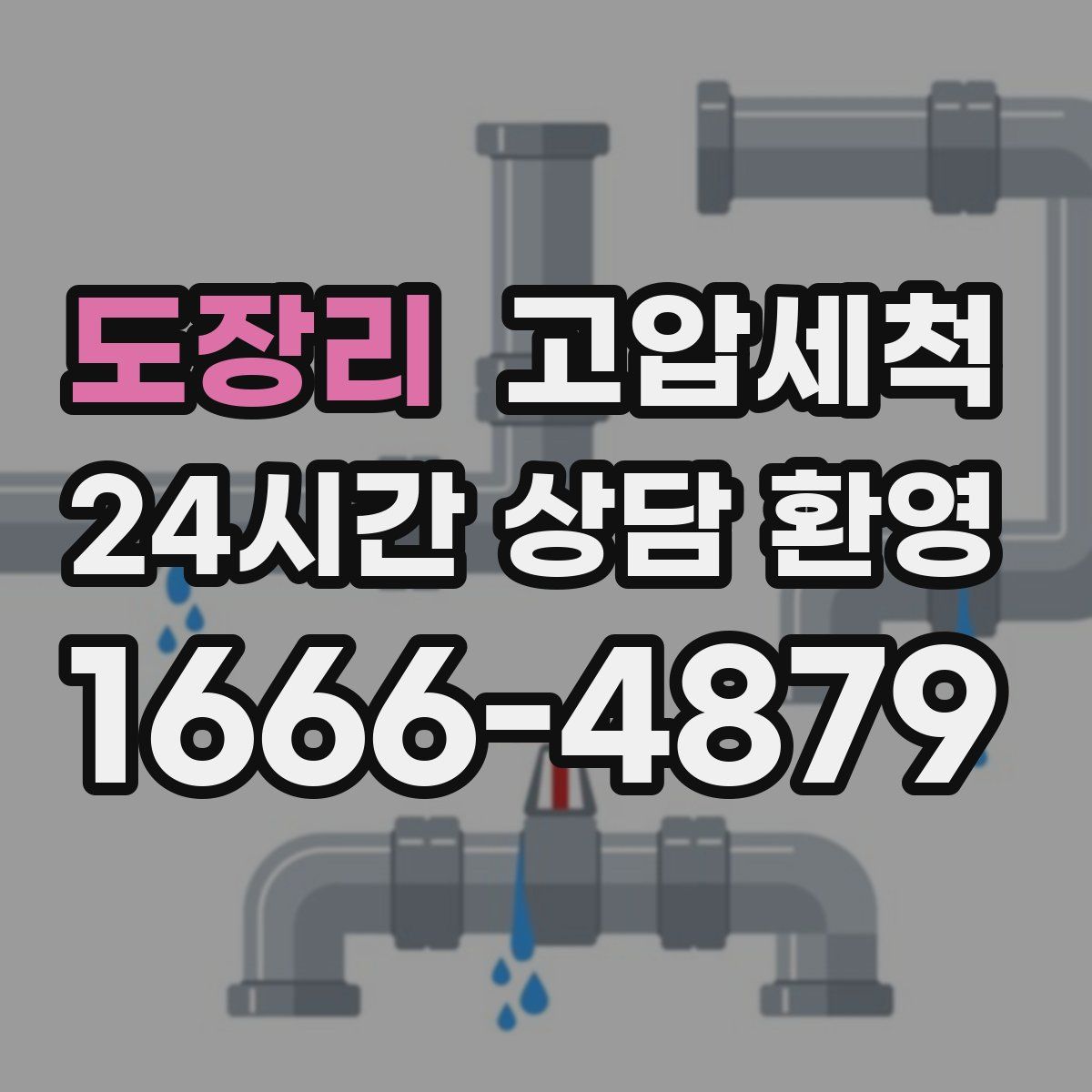 도장리 고압세척