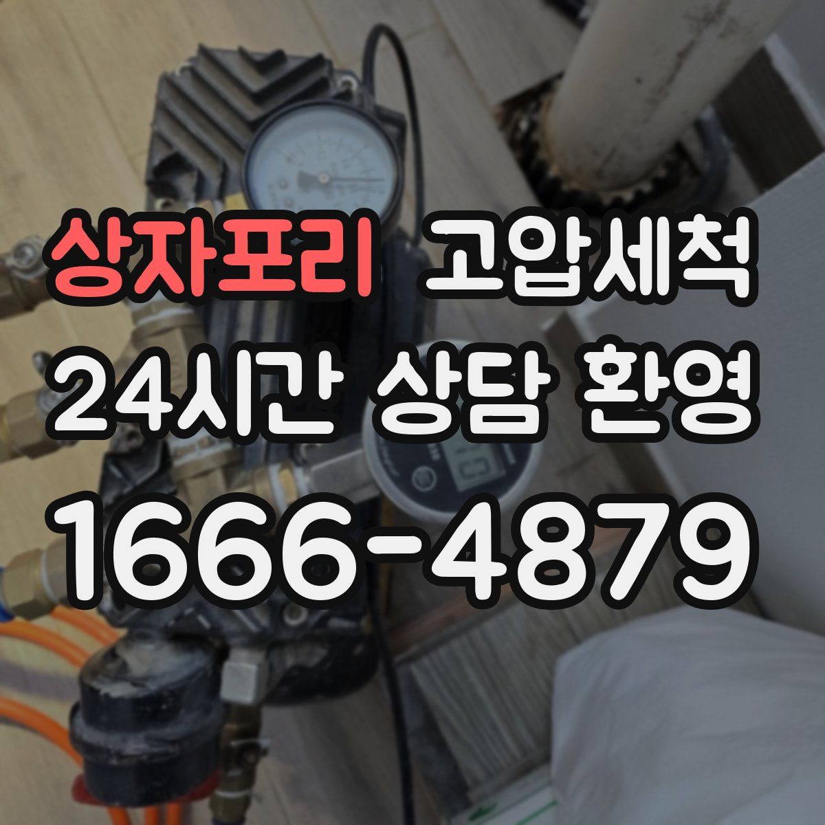 상자포리 고압세척