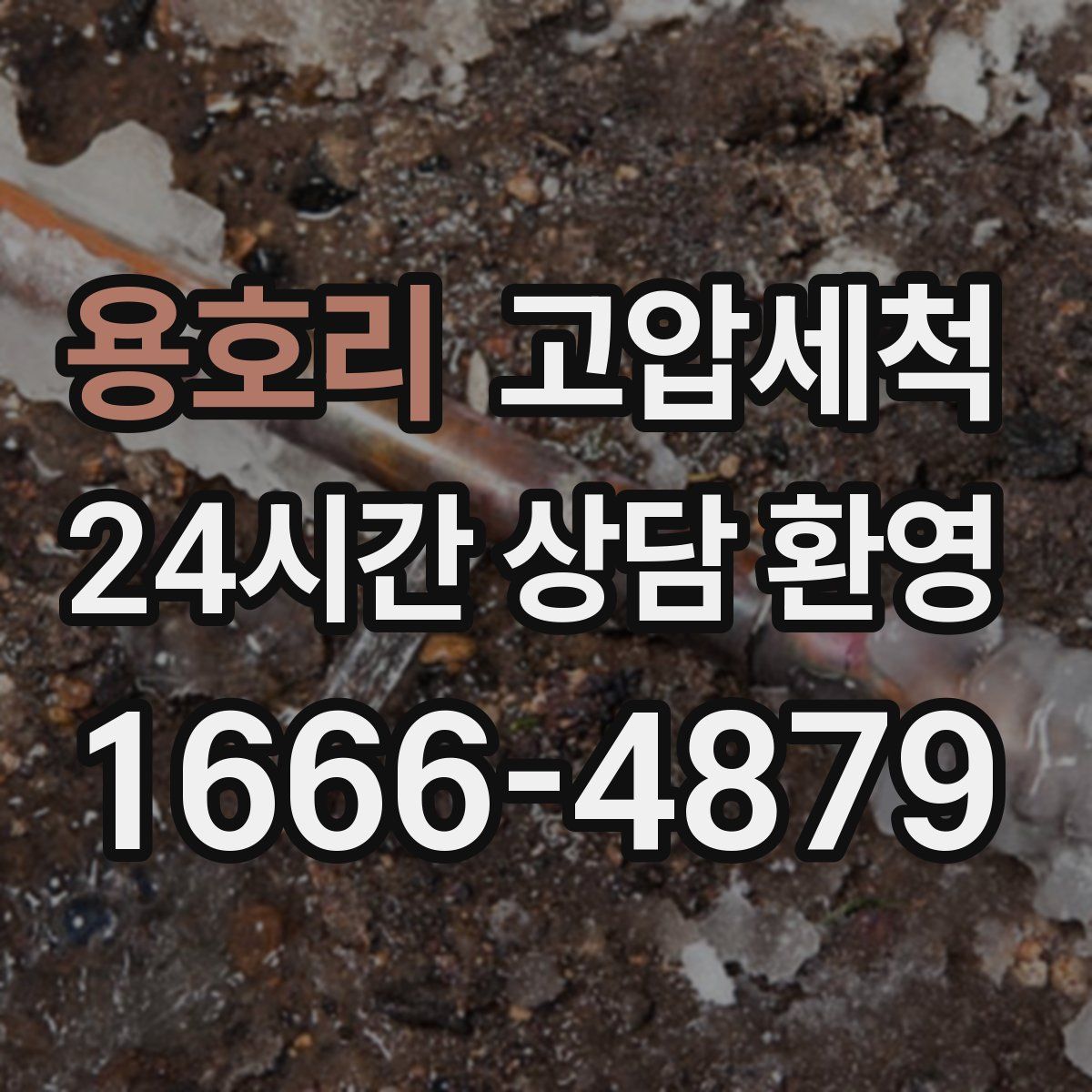 용호리 고압세척