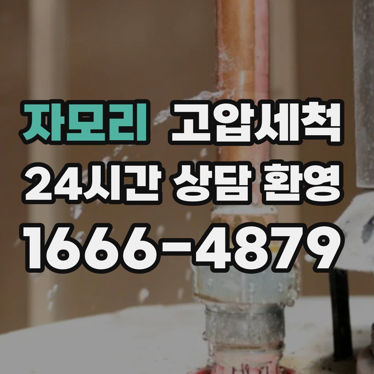 자모리 고압세척