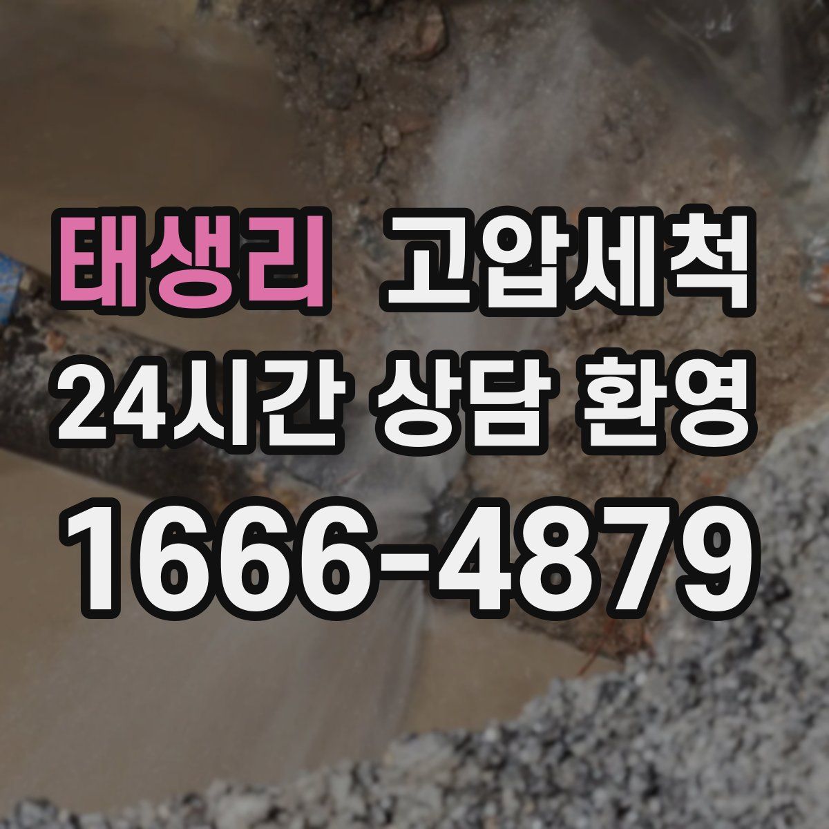 태생리 고압세척