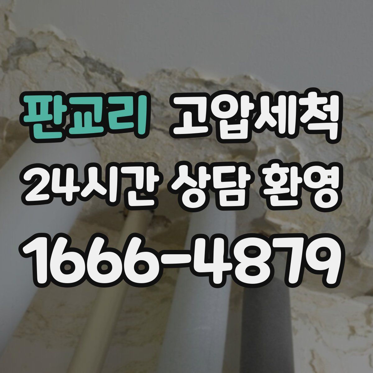 판교리 고압세척