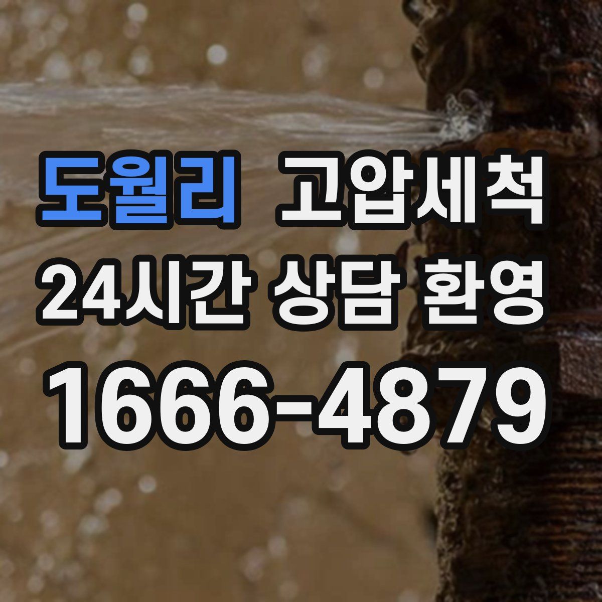 도월리 고압세척