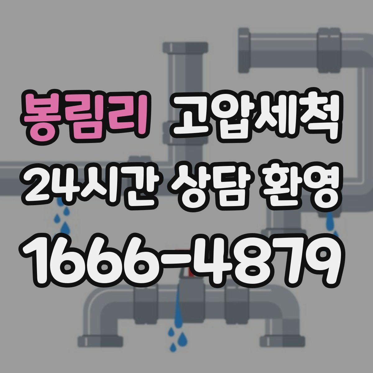 봉림리 고압세척