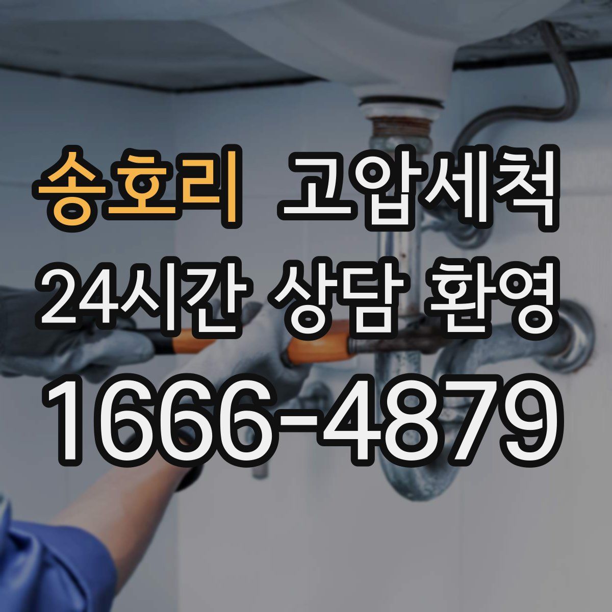 송호리 고압세척