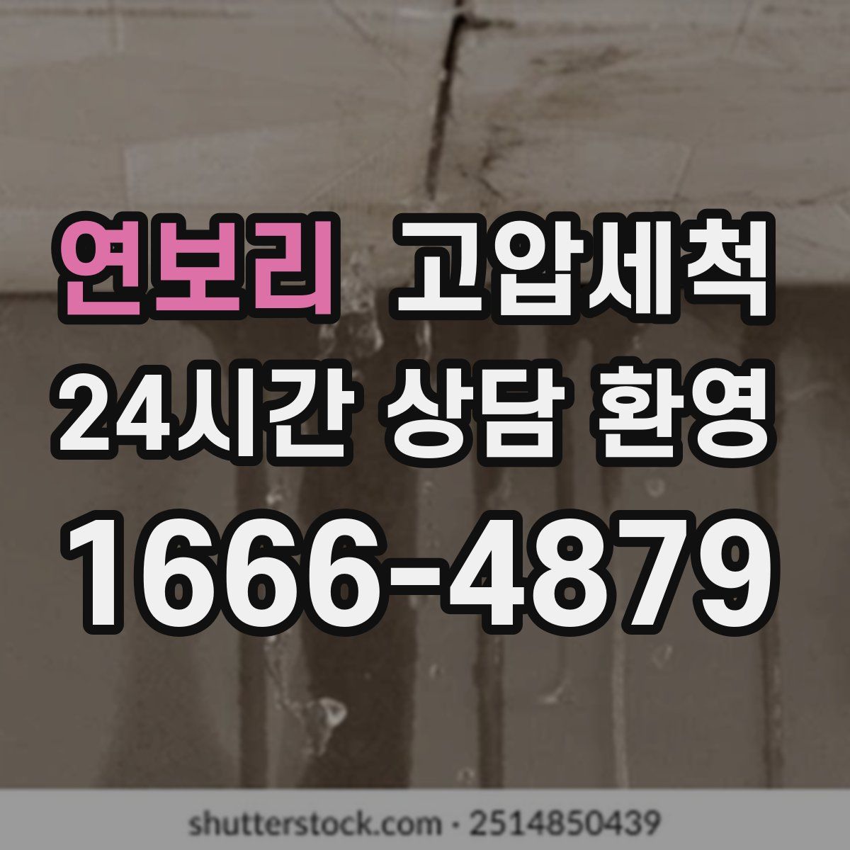 연보리 고압세척