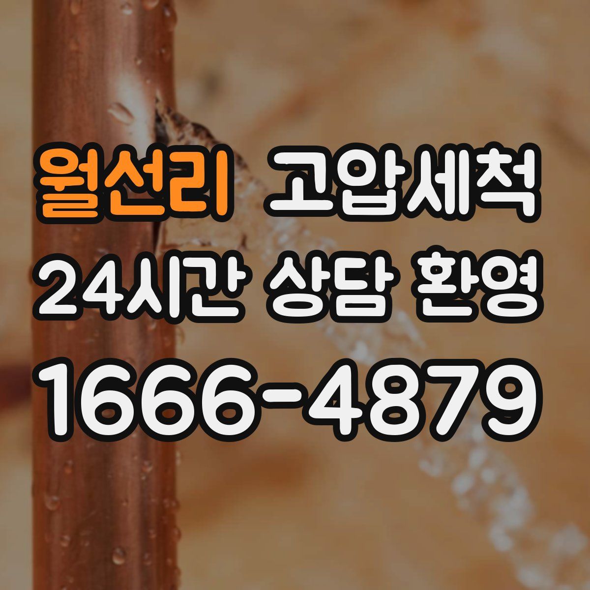 월선리 고압세척