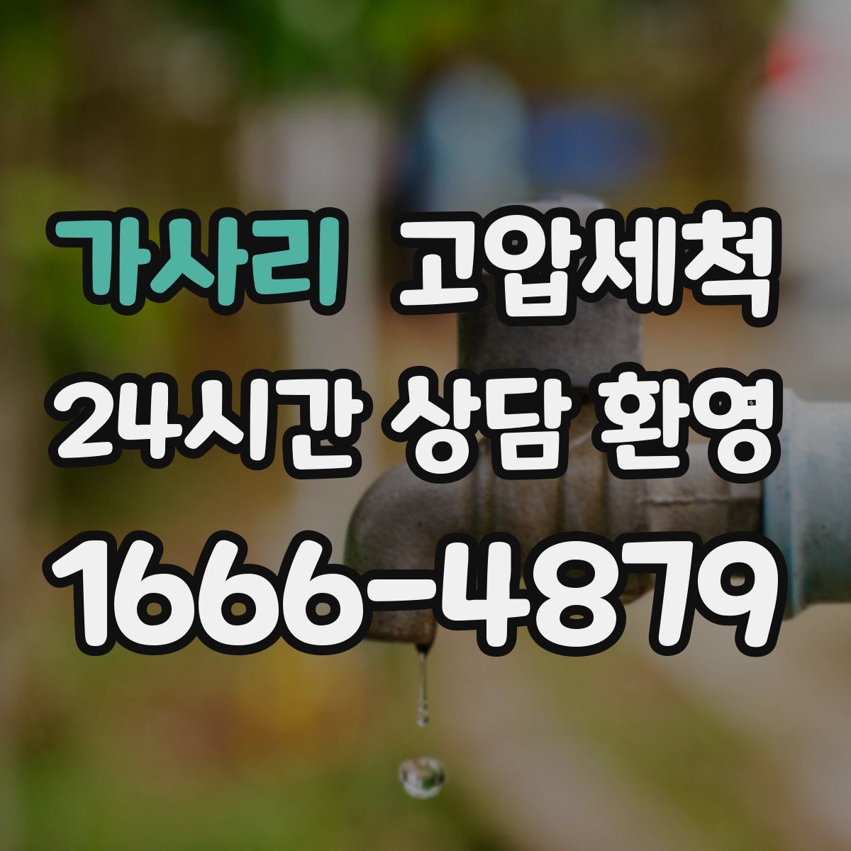 가사리 고압세척