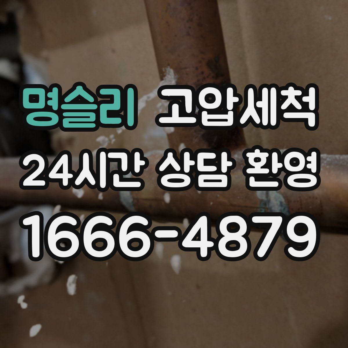 명슬리 고압세척