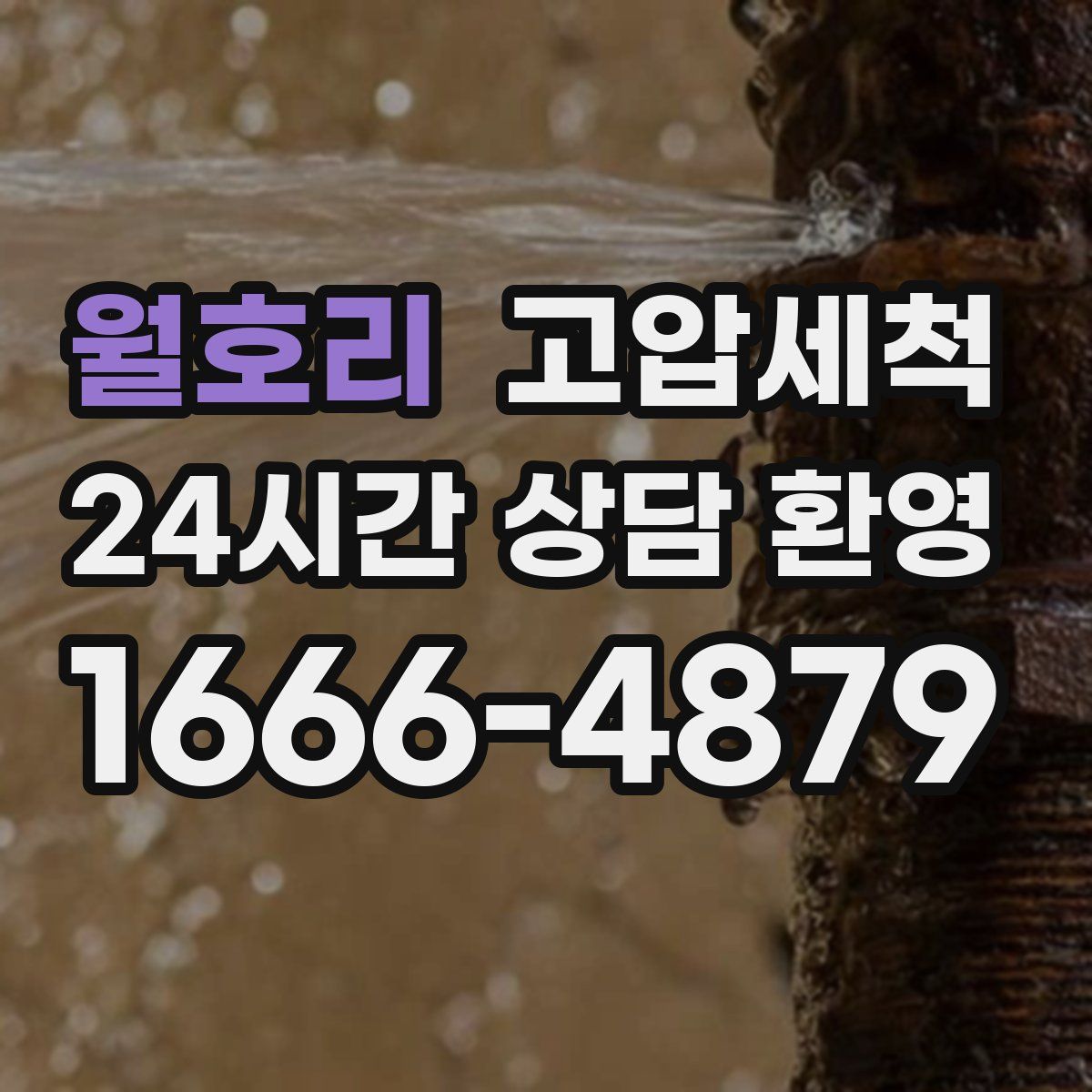 월호리 고압세척