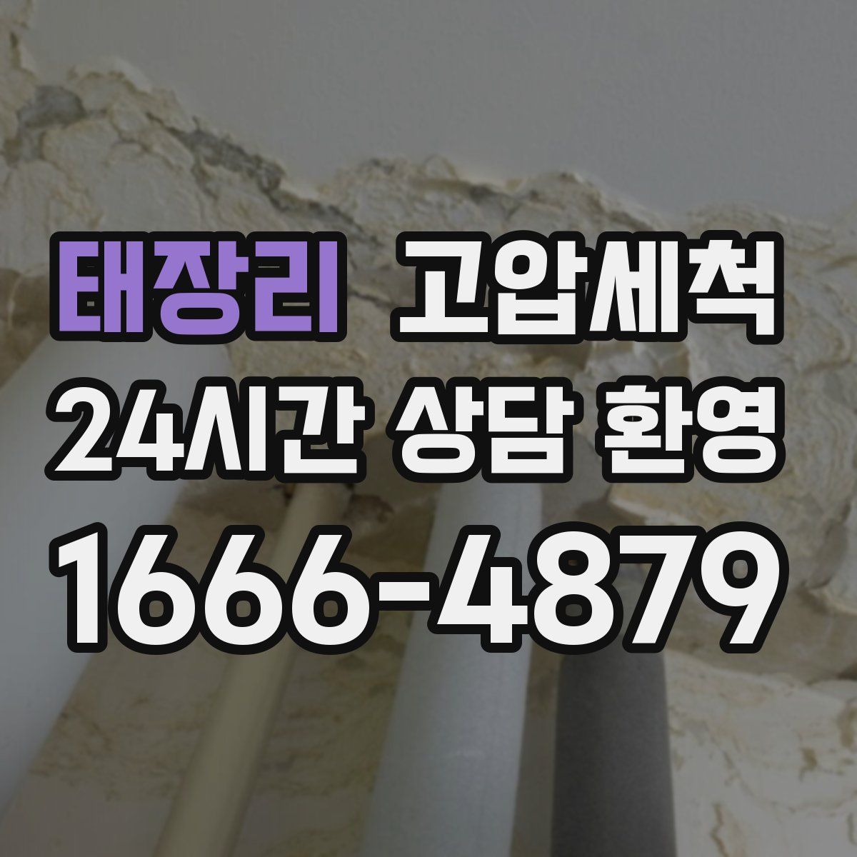 태장리 고압세척