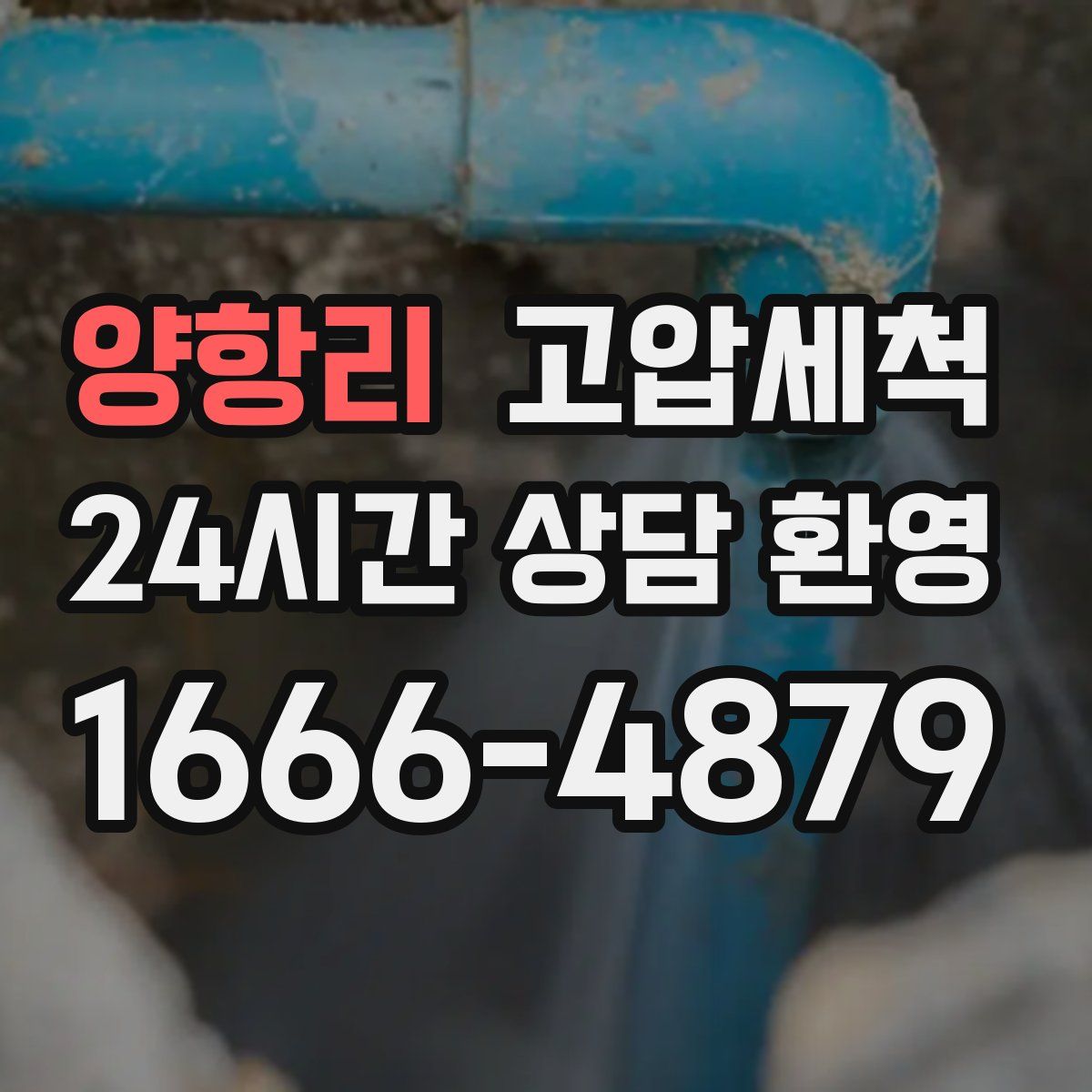 양항리 고압세척