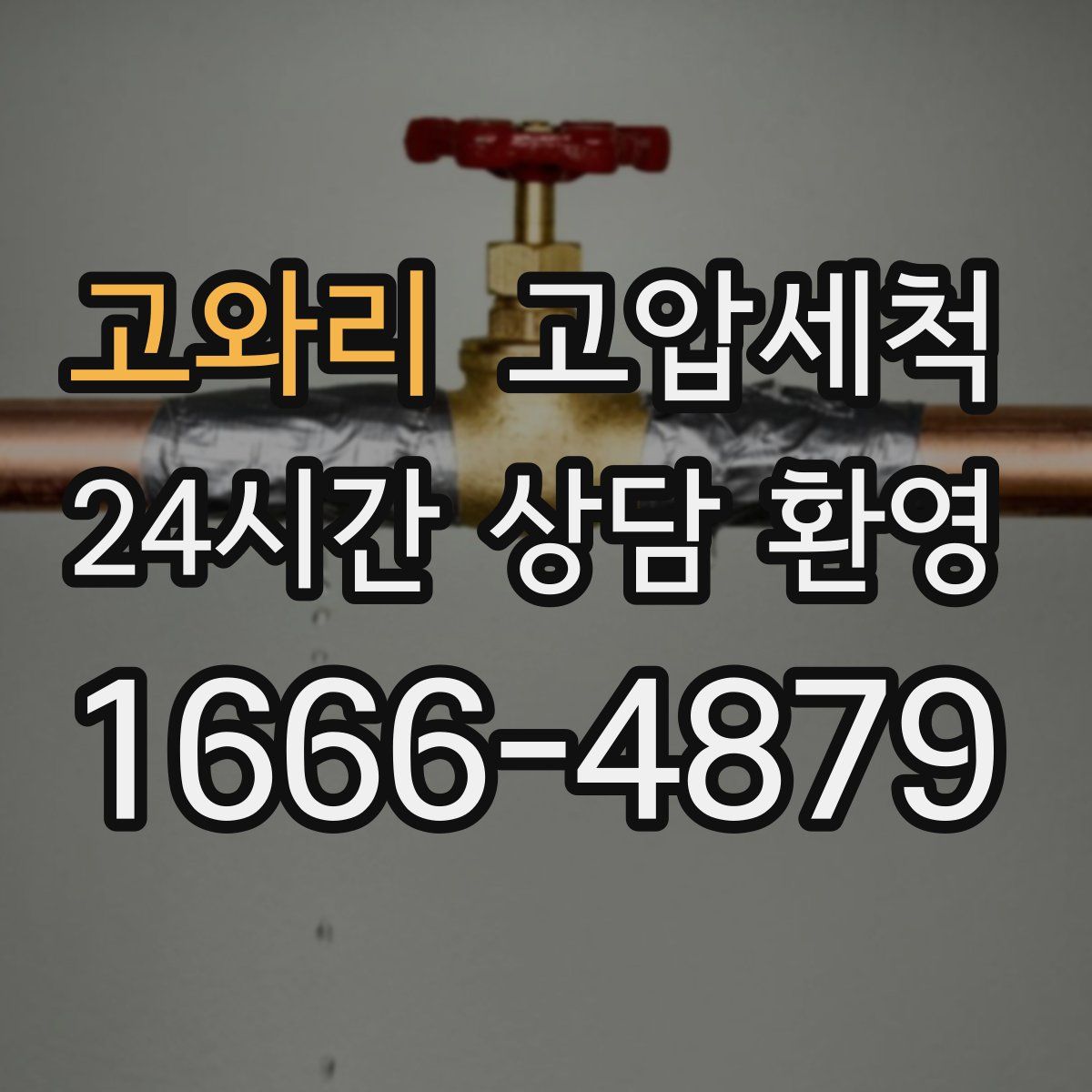 고와리 고압세척