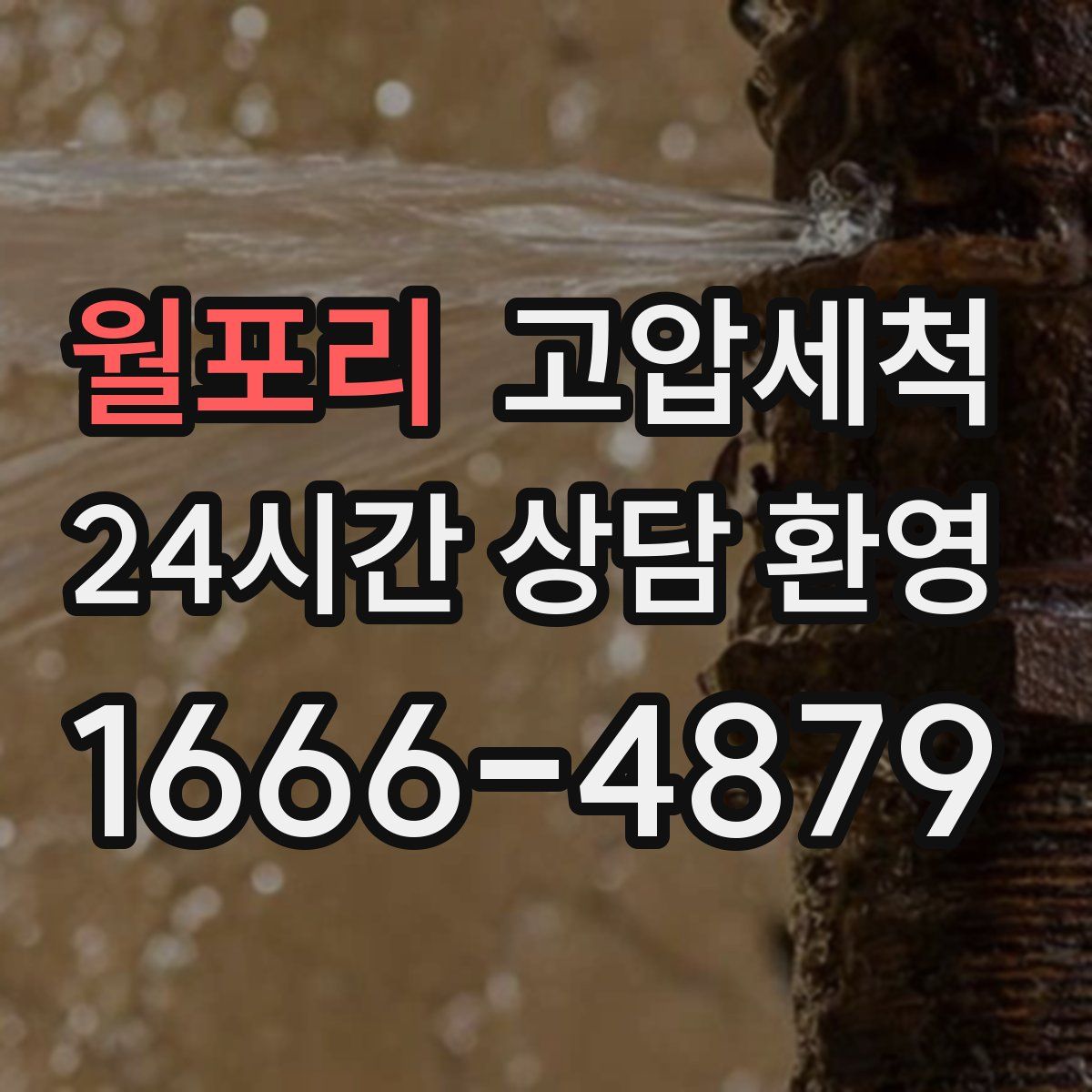 월포리 고압세척