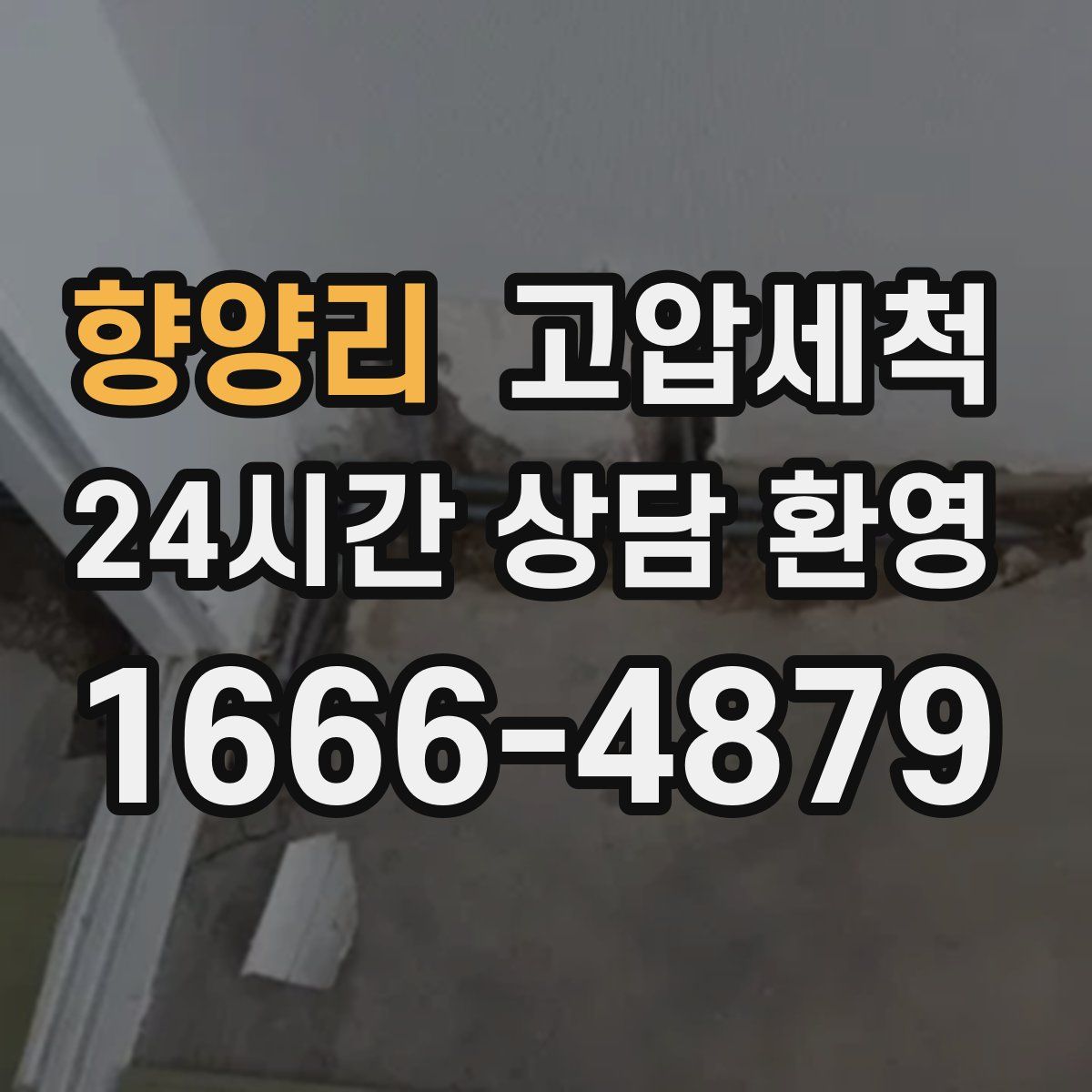 향양리 고압세척