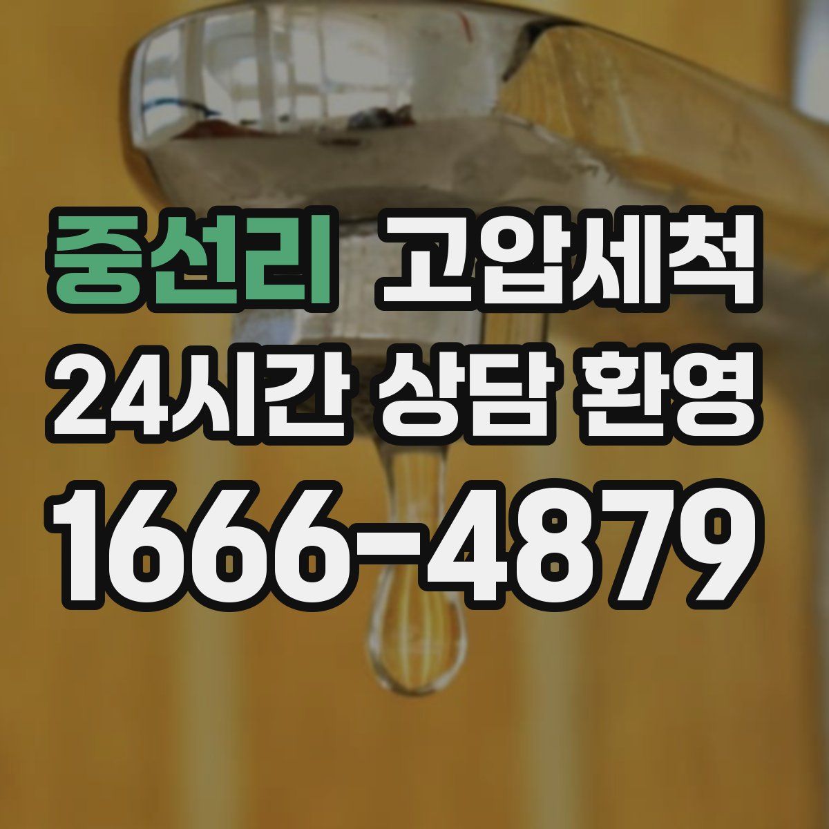 중선리 고압세척