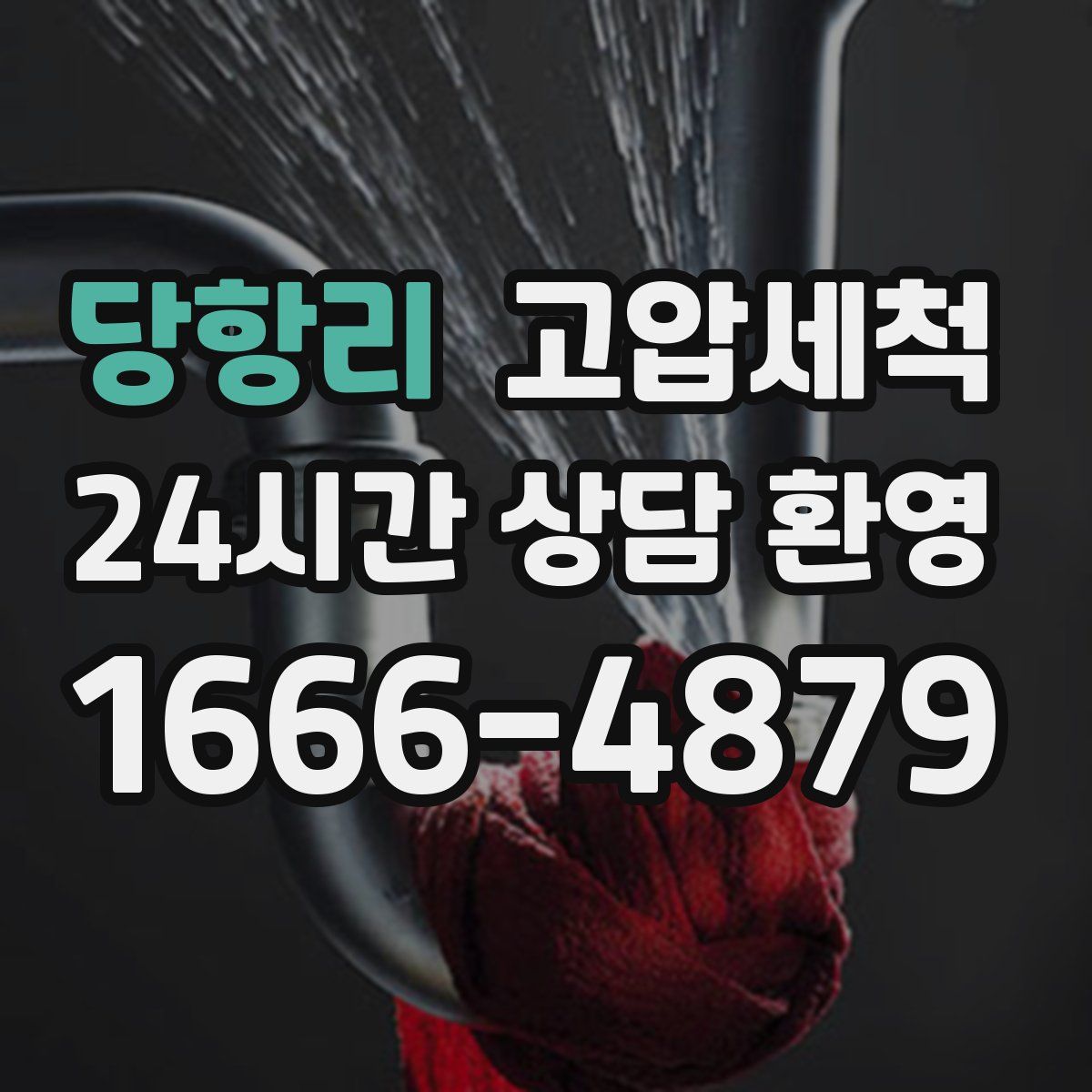 당항리 고압세척
