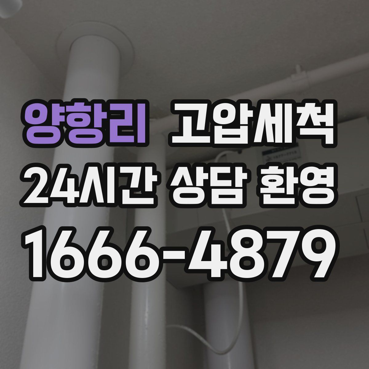양항리 고압세척