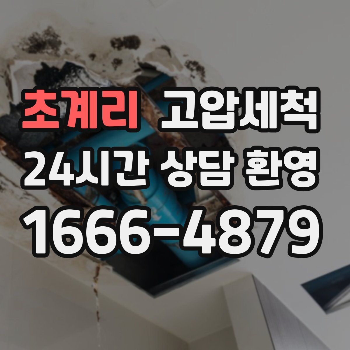 초계리 고압세척