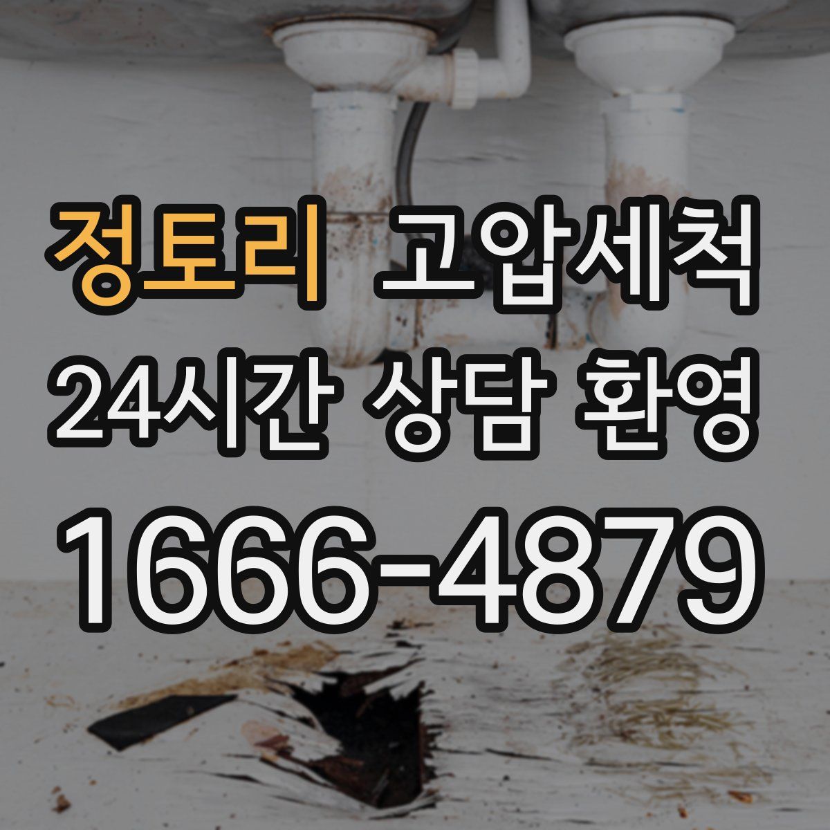 정토리 고압세척