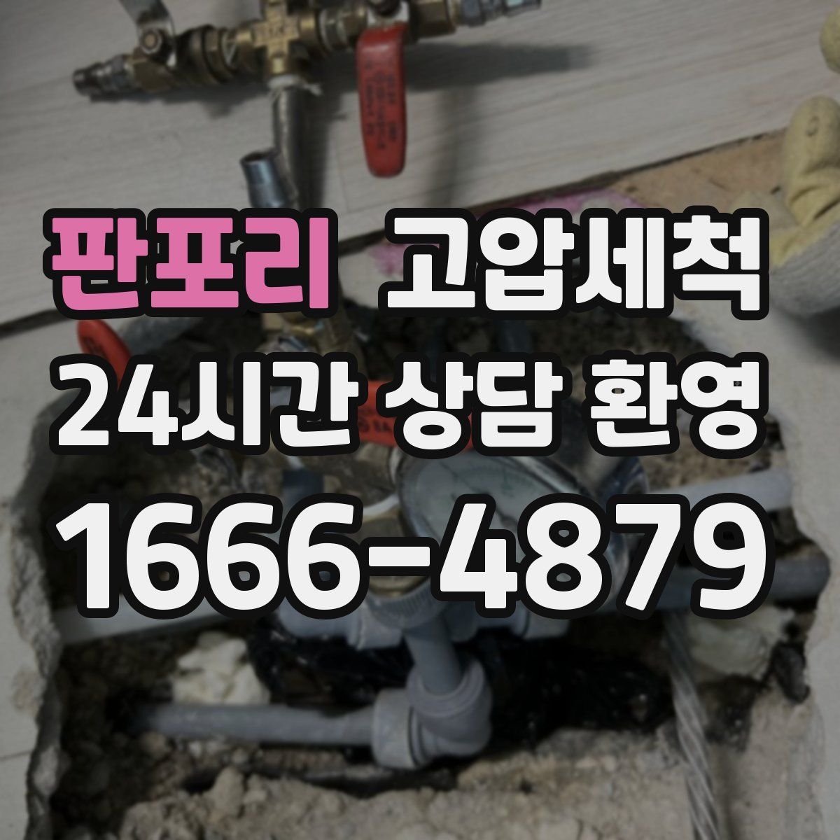 판포리 고압세척